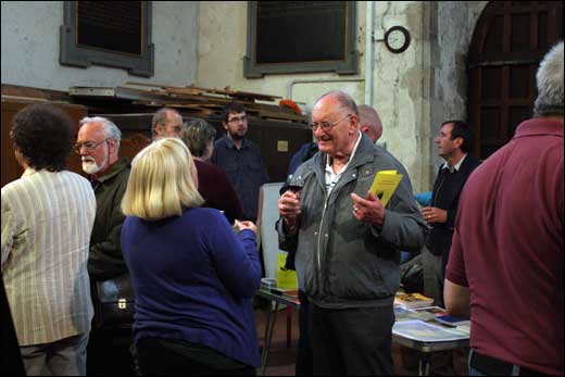 Photographs of the live bell ringing event
