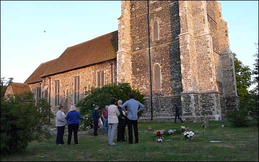 View of Holy Trinity Church during performance